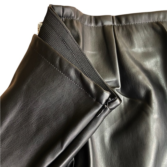 Rubin Singer Studio Small Faux Leather Pull-On Pants in Black New - Picture 4 of 5